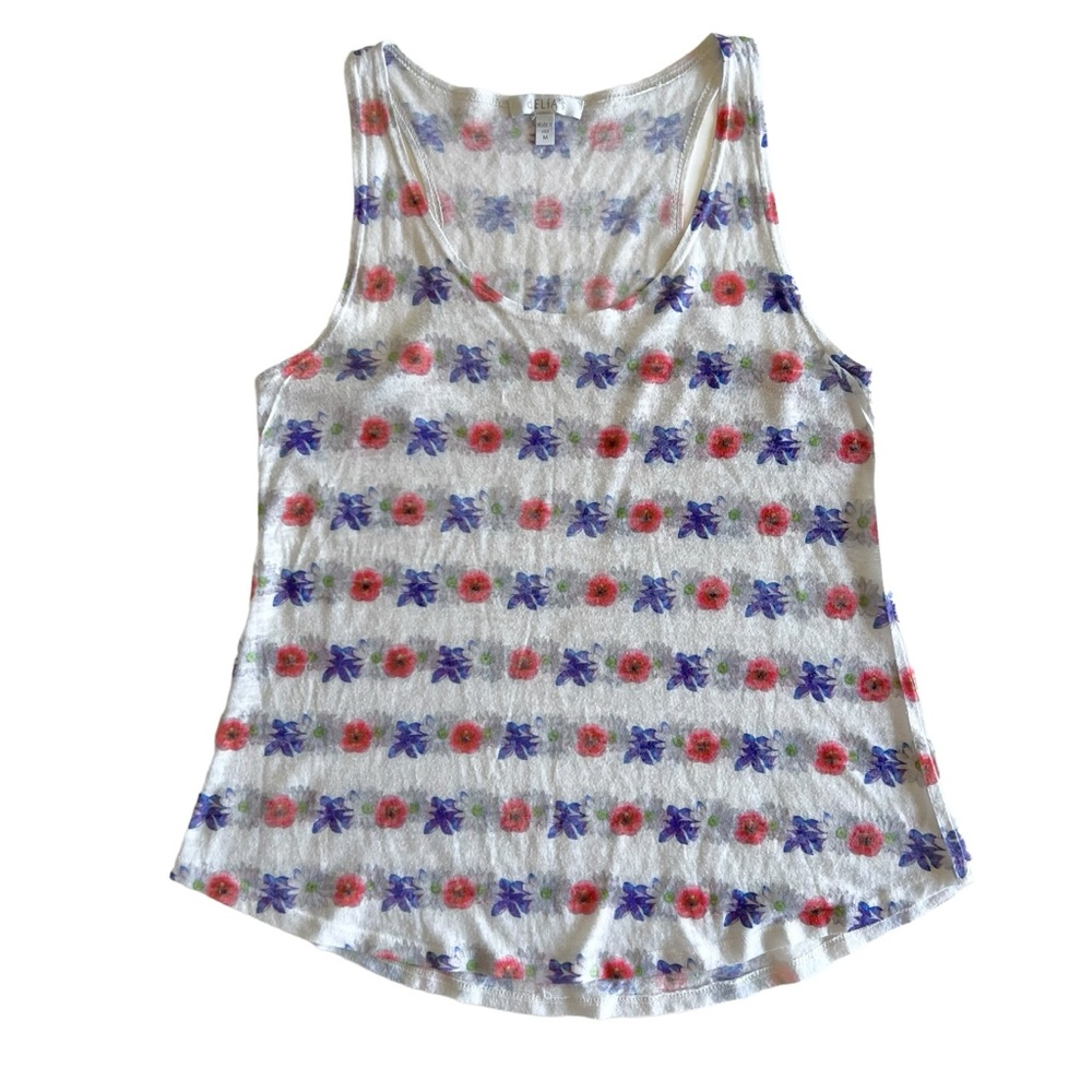 Delia’s Multicolored Floral Tank Top, Medium